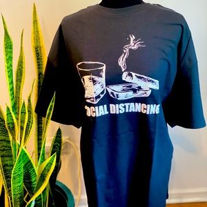 Social Distance Unisex Tee Shirt